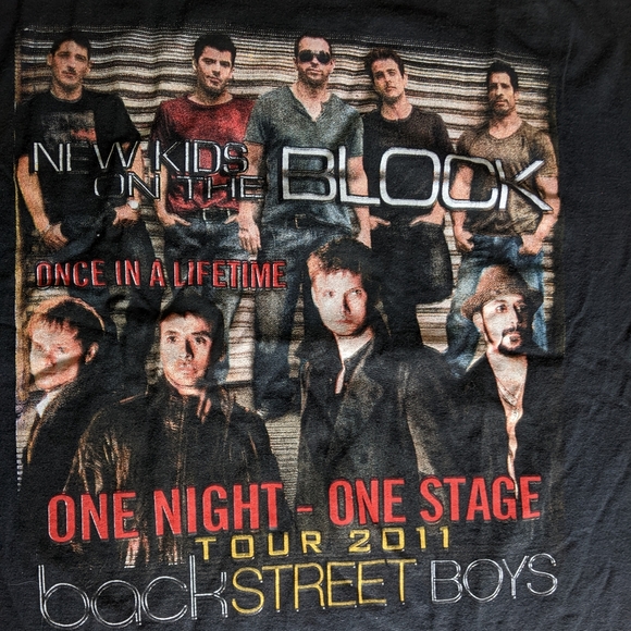 NKOTB/BSB 2011 tour  T-shirt unisex L - Picture 5 of 7